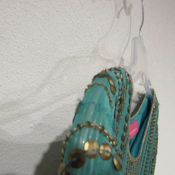 Pookie & Sebastian Dolman Sleeve Sequin Dress Size Small VGUC - Picture 3 of 4